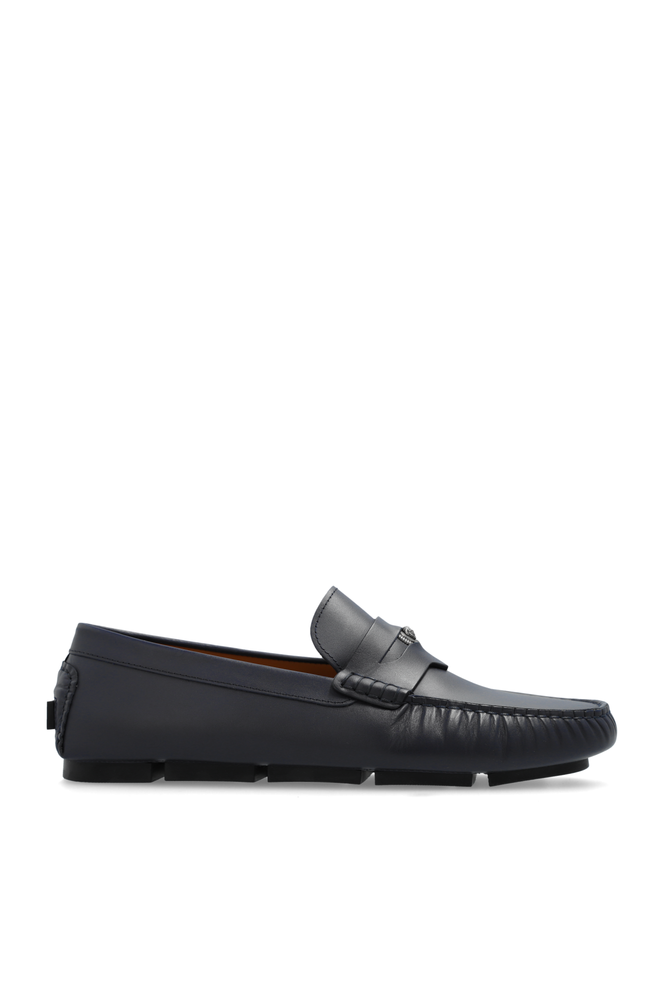 JEWEL Versace Leather moccasins | sergio rossi ballerina logo